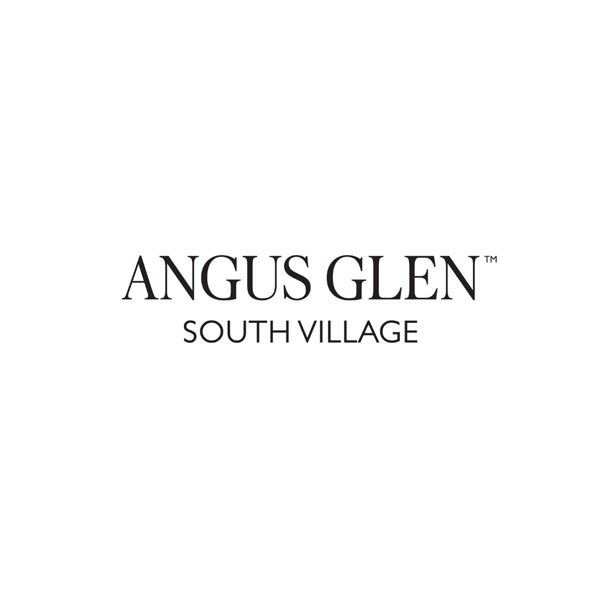 A logo of angus glen south village